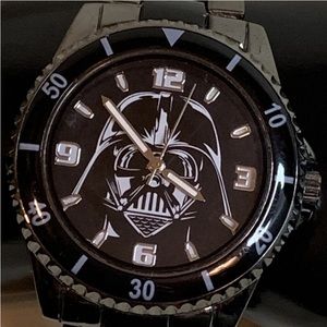 Lucasfilm Ltd. Star Wars Darth Vader Stainless Steel 2 tone Watch READ